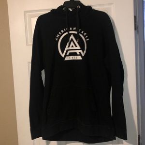 American Eagle Large Tall Black Hoodie